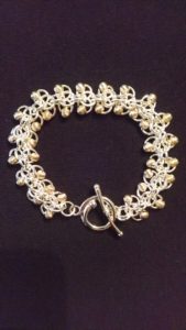 Roosa Chain Maille Bracelt by Joanne Wedge