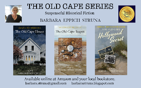 Promotional Flyer for The Old Cape Series, historical fiction by Barbara E. Struna